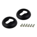 Накладка на ключевой цилиндр ADDEN BAU SC 001 BLACK (цвет ЧЁРНЫЙ МАТОВЫЙ)