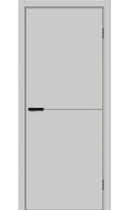 Межкомнатная дверь Браво-0.21 П, цвет Grey Silk