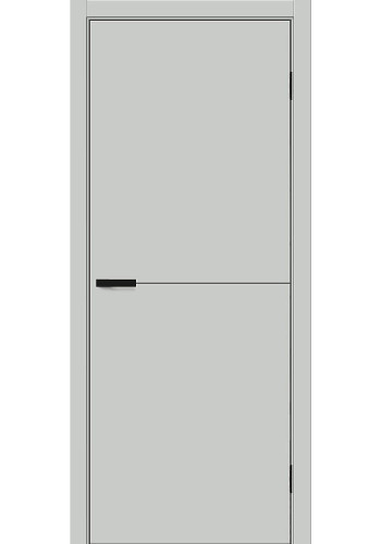Межкомнатная дверь Браво-0.21 П, цвет Grey Silk