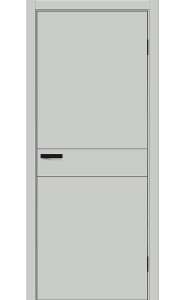 Межкомнатная дверь Браво-0.24 П, цвет Grey Silk